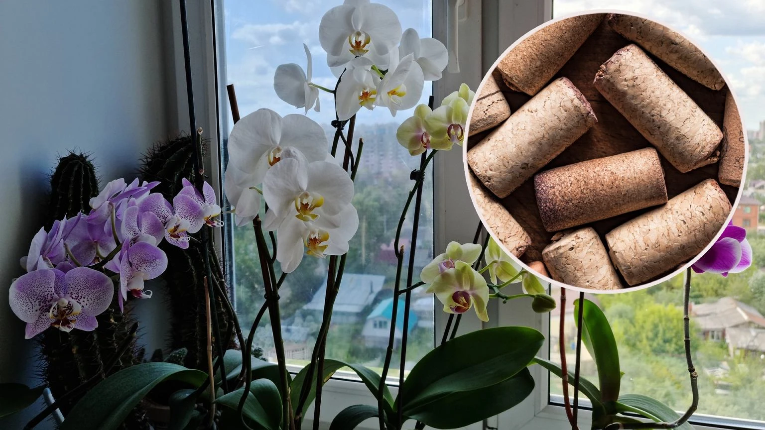 Nie wyrzucaj korkĂłw po winie. Zamiast tego wrzuÄ do doniczki. Storczyki je uwielbiajÄ