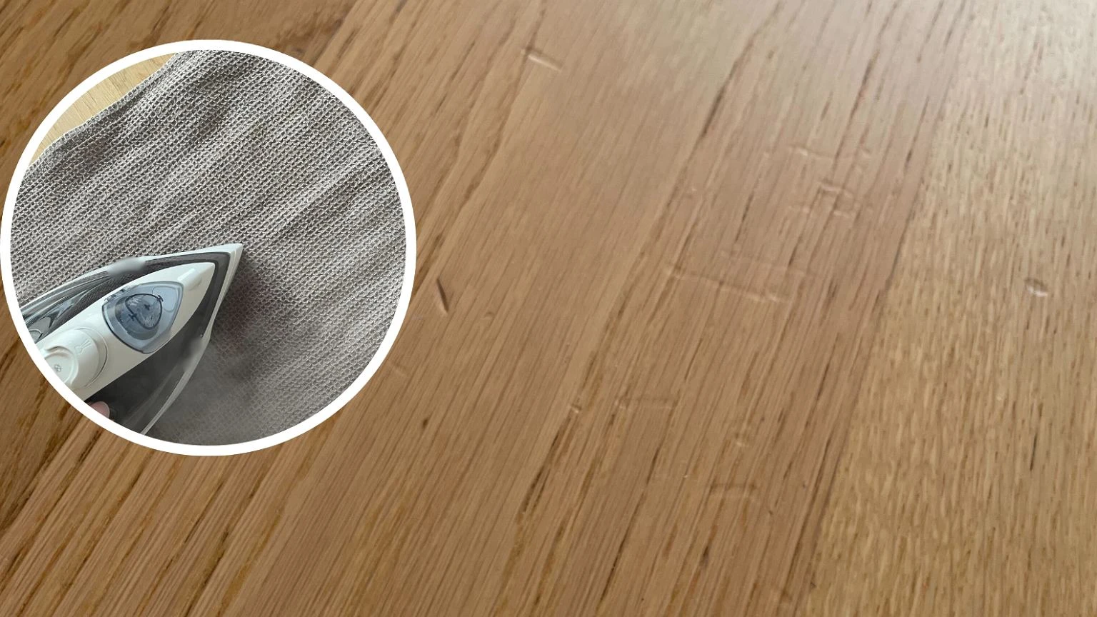 Drażnią cię wgniecenia w drewnie? Przetestowałyśmy sposób na ich usunięcie