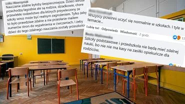 Nauczanie zdalne lub hybrydowe. Rodzice o decyzjach rzdu: Szkoy same ratuj si, jak mog. Nauczyciele si naraaj