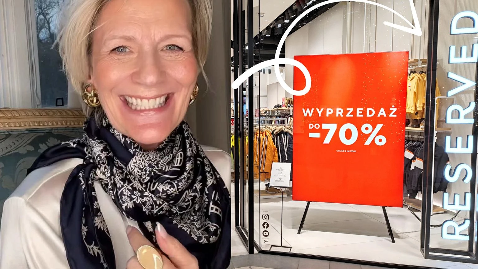Reserved wyprzedaje przepiÄkne apaszki na jesieĹ. WyglÄdajÄ jak jedwabne