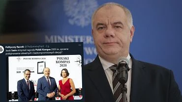 Jacek Sasin otrzyma nagrod za patriotyzm gospodarczy. Wrd sponsorw gali spki, ktre sam nadzoruje