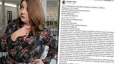 Polski lekarz w Niemczech o apelu Lichockiej: Nie chcemy by szykanowani i straszeni prokuratorem