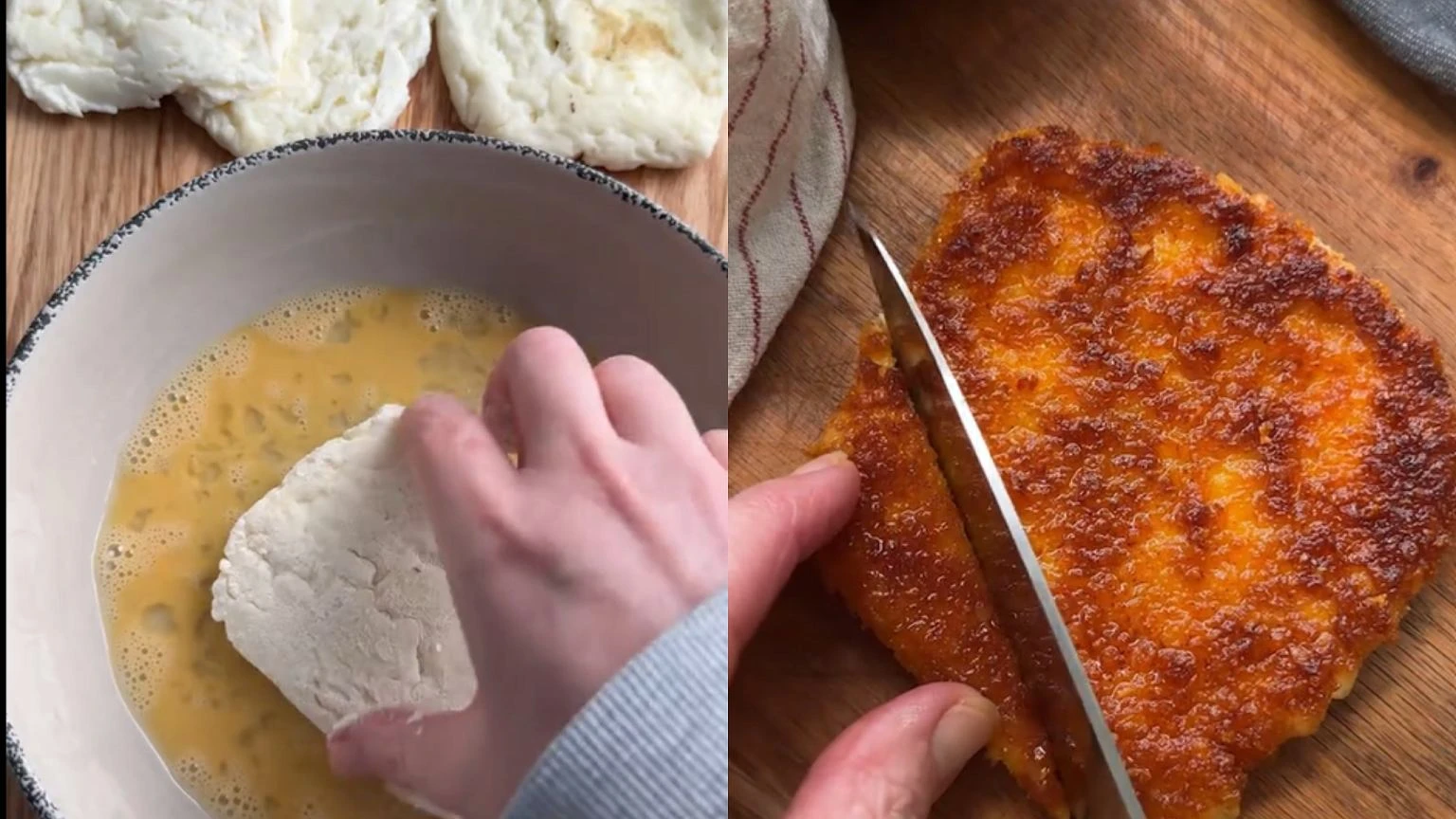 Halloumi mokry jak klucha? Szefowa kuchni podzieliła się trikiem. Chrupie jak nigdy