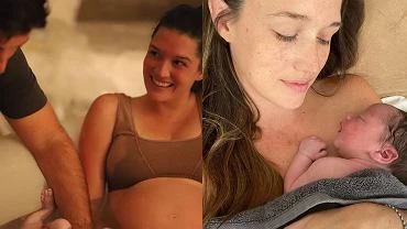 Trzecie dziecko urodzia w basenie i relacjonowaa pord na Instagramie. Jej poprzednie dziecko przyszo na wiat w garderobie
