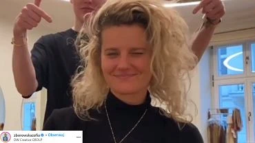 Zofia Zborowska w nowej fryzurze. Nie jest ju blondynk! Przesza spektakularn metamorfoz