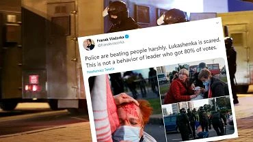 Biaoru. Starcia protestujcych z OMON-em po oficjalnym zaprzysieniu ukaszenki. 
