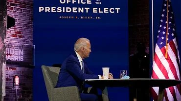Joe Biden krtkim sowem skomentowa zachowanie Donalda Trumpa po porace. 