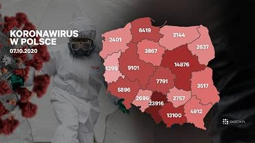 Koronawirus. Gdzie jest najwicej zakae w Polsce? [MAPA]