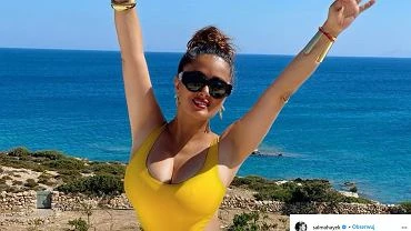 Salma Hayek opublikowaa nagie zdjcie na Instagramie. Dodaa do niego rozczulajcy opis