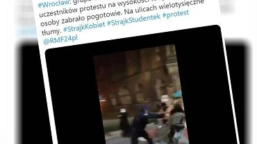 Wrocaw. 32-latek zaatakowa dziennikarki podczas strajku kobiet. Mczyzna zosta zatrzymany