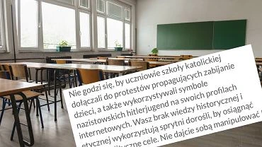 Represje za udzia w Strajku Kobiet. Uczniowie dostali wiadomoci od dyrektorw szk