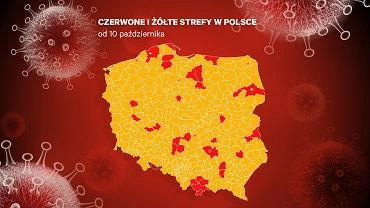 Czerwona strefa. Od soboty 32 powiaty i sze miast z dodatkowymi obostrzeniami