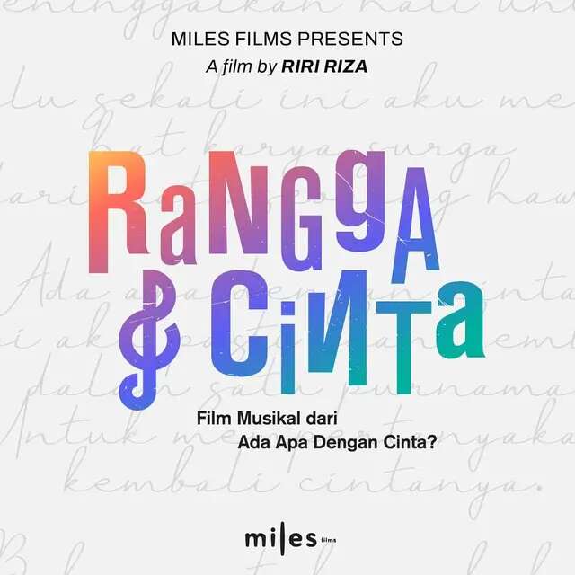 Miles Films Gandeng Barunson E&A dan Imajinari untuk Produksi Film Musikal Rangga dan ...