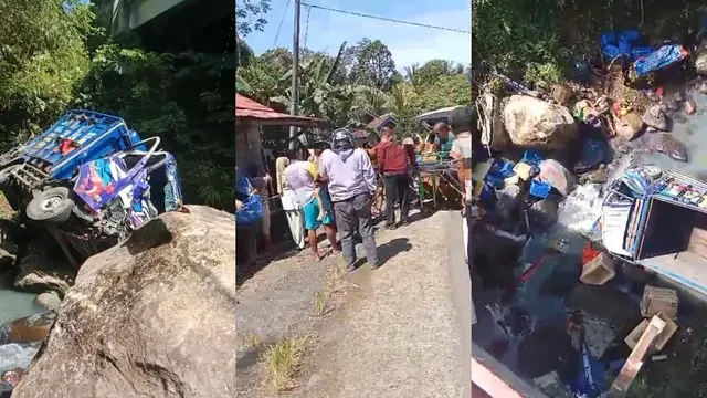 Truk Terjun ke Jurang di Pesisir Barat Lampung, Tiga Orang Tewas