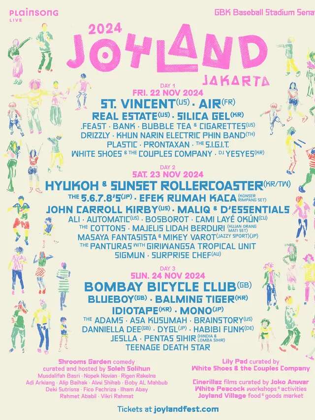 Joyland Festival Jakarta 2024 Hadirkan St. Vincent hingga Air