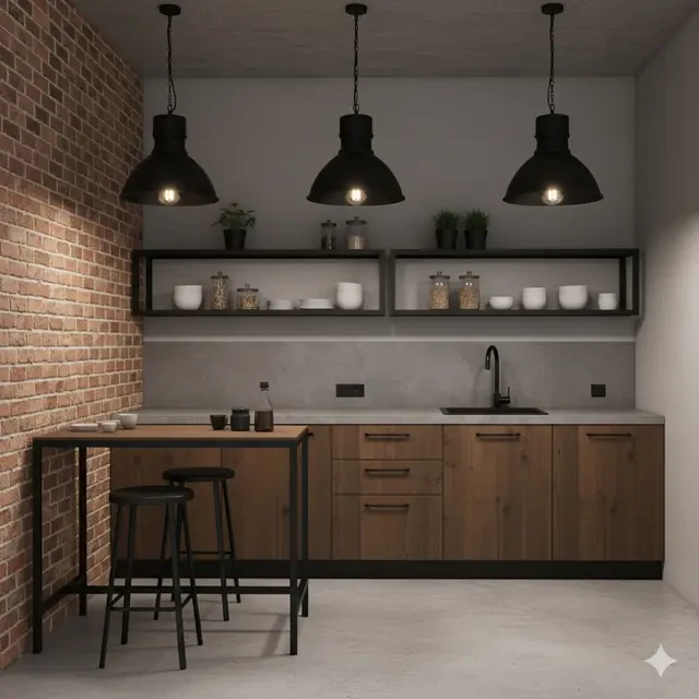 8 Inspirasi Dapur Industrial Hemat Biaya di Rumah Kecil, Stylish dan Fungsional