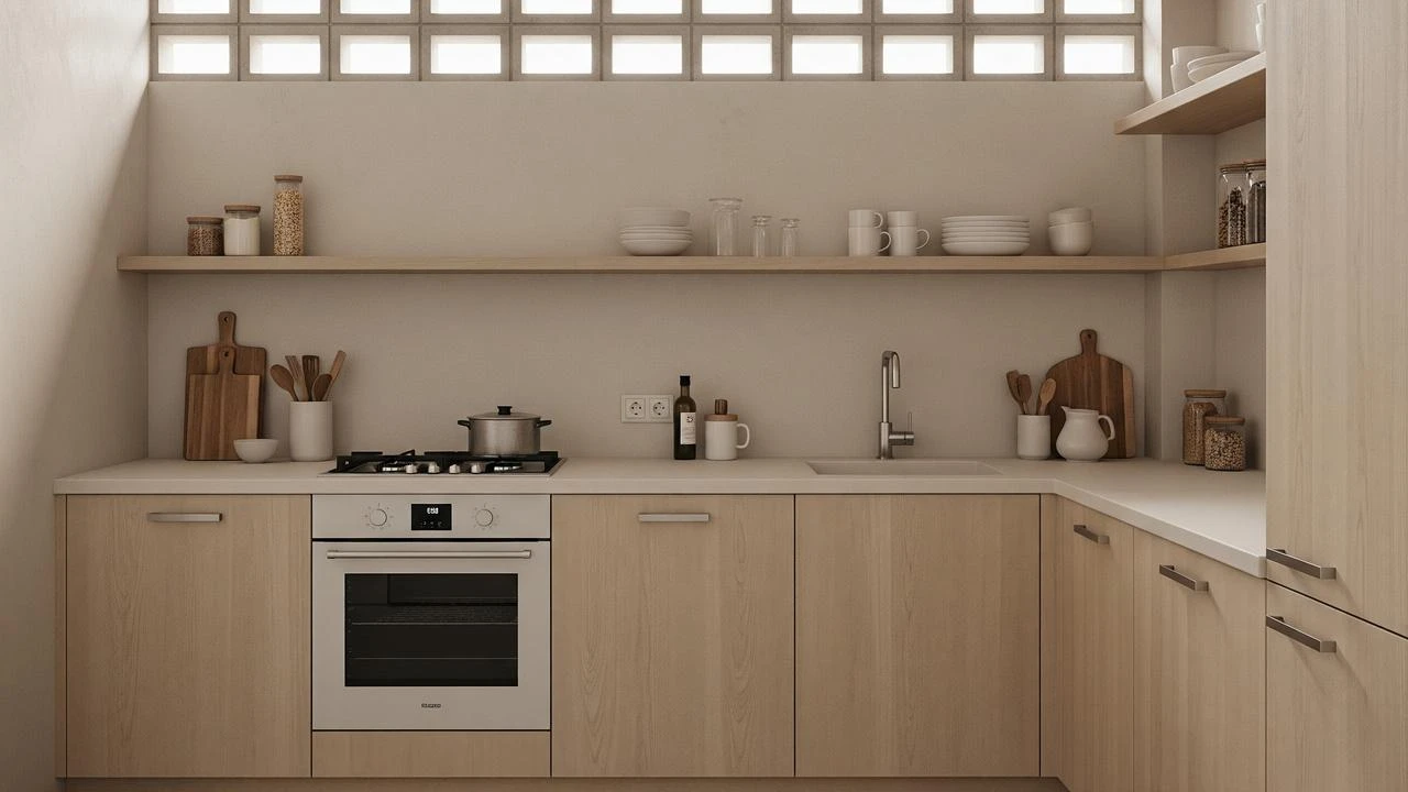 7 Desain Dapur Minimalis dengan Roster, Sirkulasi Udara Lancar dan Tidak Gerah