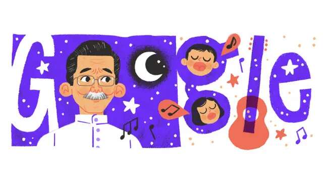 Google Doodle Peringati Ulang Tahun ke-94 AT Mahmud, Maestro Lagu Anak Legendaris