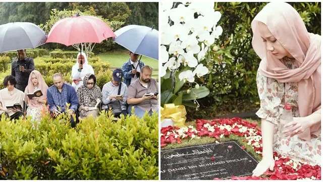 5 Tahun Kepergian Ashraf Sinclair, Ini 6 Momen BCL Ziarah Makam Bersama Keluarga