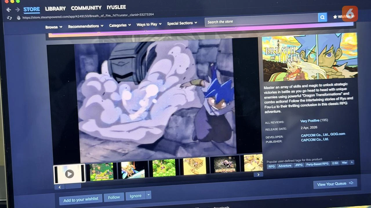 Breath of Fire IV Resmi Hadir di Steam, Harganya Cuma Rp 65 Ribuan