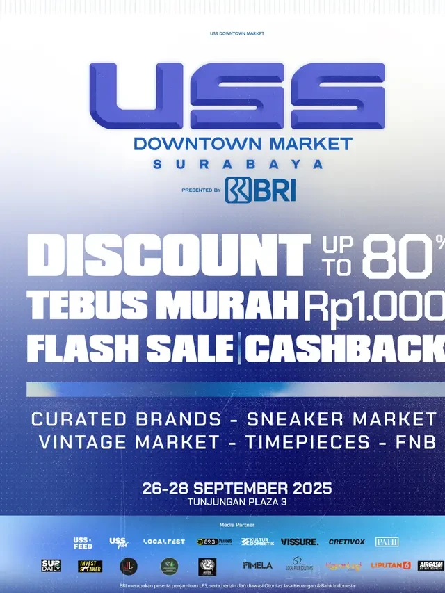 USS Downtown Market Kembali Sapa Surabaya, Saatnya Berburu Sneakers hingga Barang Vintage