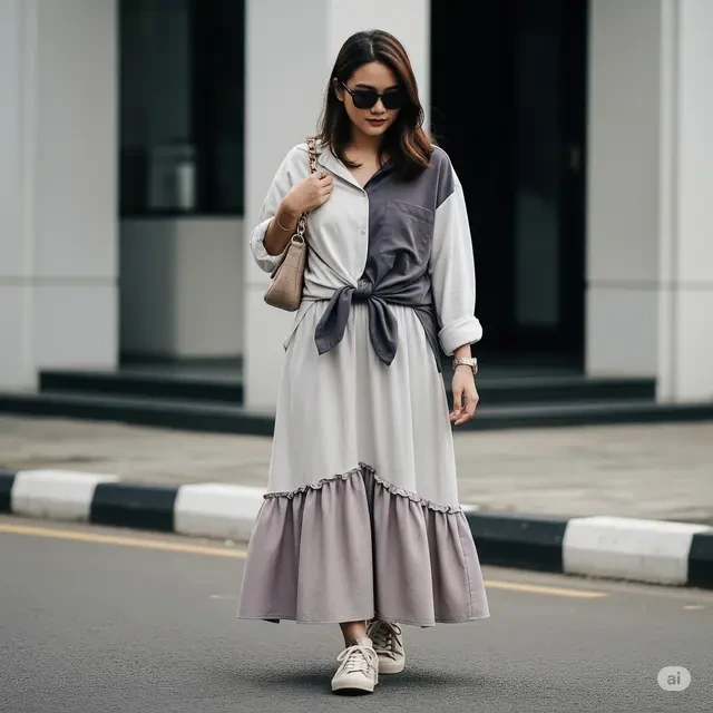 Rok Rampel Cocok dengan Baju Apa? Ini 6 Contoh Padu Padannya