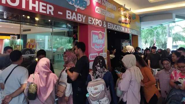 Emak-Emak Medan Berbondong-bondong Hadiri Pameran Parenting, Ada Pemeriksaan USG Gratis