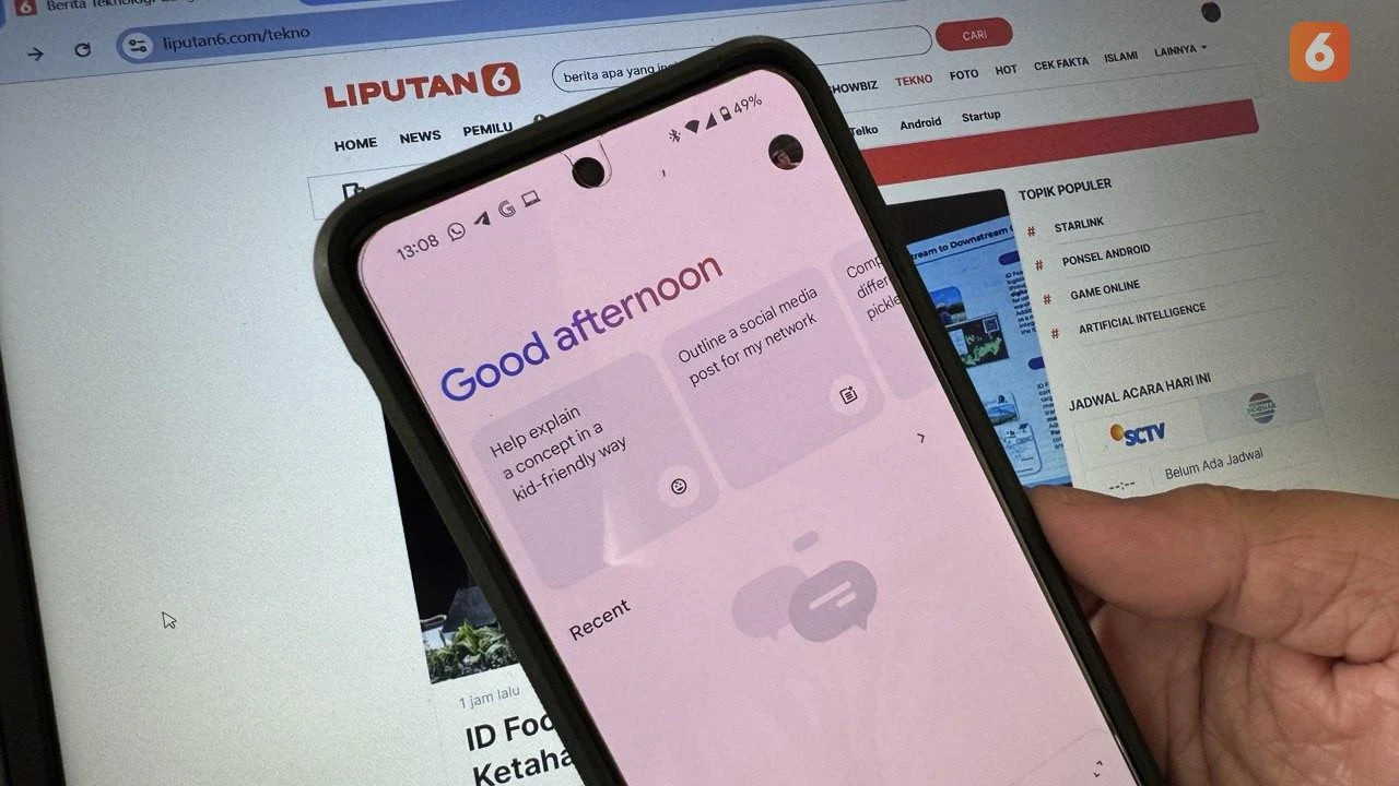 Top 3 Tekno: Cara Pakai Aplikasi Gemini AI di Mac hingga iPad Air M4 Siap Rilis di Indones...