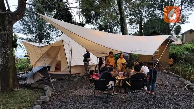 Menikmati Bermalam dalam Tenda Premium Bak Hotel di Goalpara Estate Camp Sukabumi