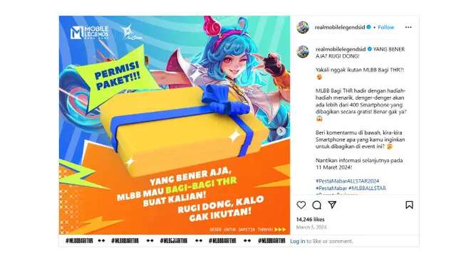 MLBB Bagi THR Lebaran 2025: 400 Smartphone Gratis, Ini Faktanya!