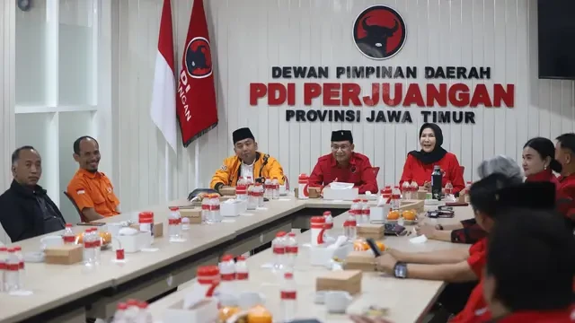 7 Pimpinan Parpol Non Parlemen Sowan Kantor PDIP Jatim, Siap Lawan Khofifah-Emil di Pilkad...