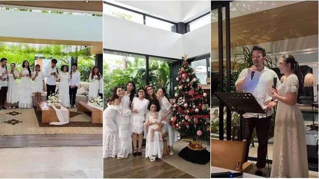 7 Potret Jessica Mila Rayakan Natal Bersama Keluarga Besar Hasibuan, Serba Putih