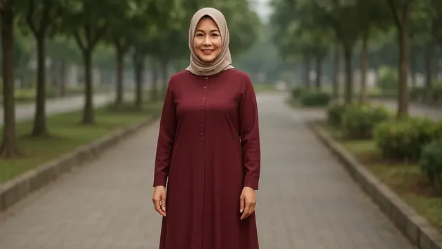 7 Model Gamis Kekinian Buat Usia 40 sampai 50 Tahun agar Tetap Fresh dan Stylish di 2025