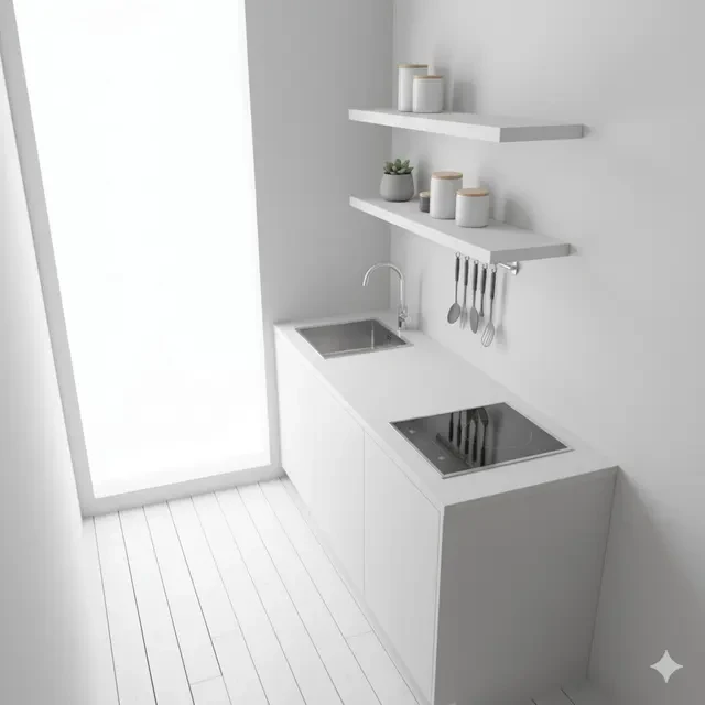 9 Inspirasi Dapur Kecil Ukuran 1x1 Sederhana: Fungsional dan Stylish
