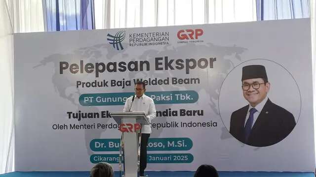 Mendag Lepas Ekspor Baja Rp 24,4 Miliar dari Cikarang ke Selandia Baru