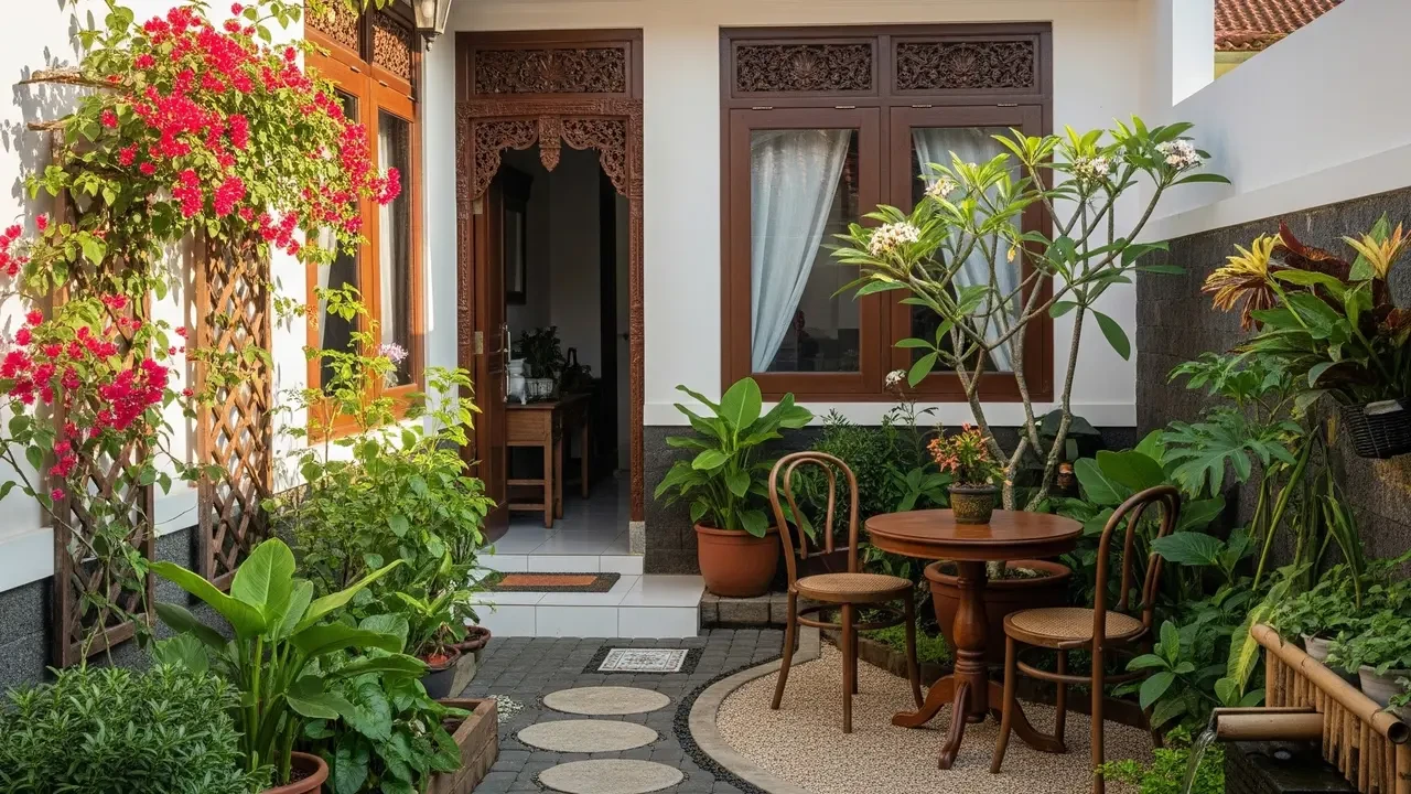 7 Inspirasi Halaman Rumah Tempo Dulu yang Masih Cocok Diterapkan di Lahan Kecil Saat Ini