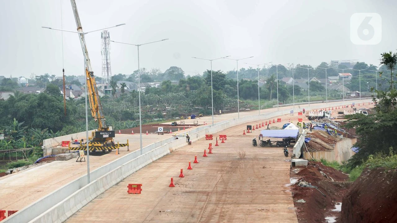 Pembangunan Jalan Tol Serpong-Bogor Dikebut, Intip Progresnya