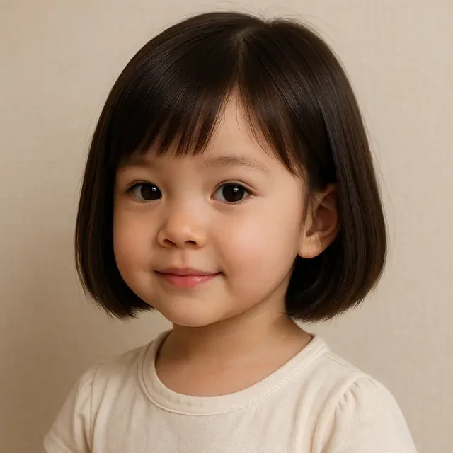 7 Model Rambut Bob A-Line Anak Perempuan 2025, Simpel tapi Tetap Imut