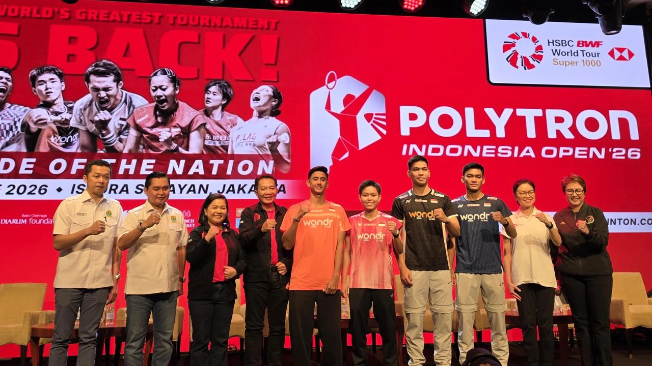 Indonesia Open 2026 Bakal Mewah, Diikuti 248 Atlet dari 22 Negara