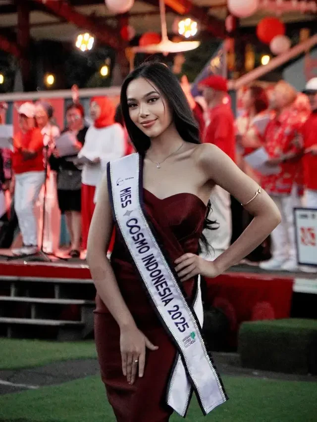 Potret Puteri Indonesia Pariwisata 2025 Salma Ranggita Meriahkan Perayaan HUT ke-80 RI di ...