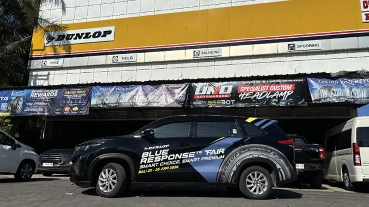 Blue Response Fair Jadi Ajang Pengenalan Ban Baru Dunlop