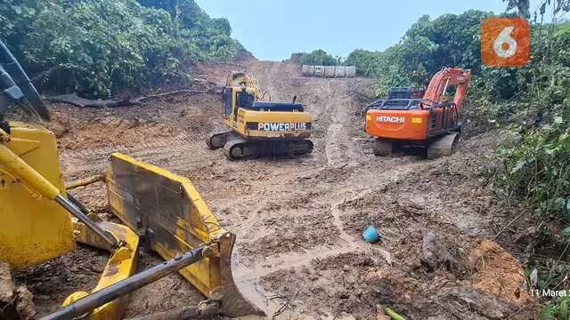 Diduga Akan Lakukan Penambangan Ilegal, Alat Berat Ditemukan di Jalur Hauling MHU