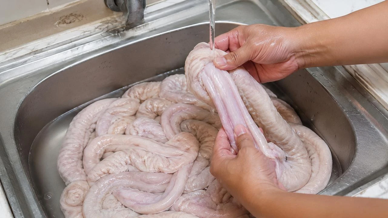 Cara Cuci Usus Sapi Supaya Amisnya Hilang Total, Simak Tips Pengolahannya Agar Hasilnya Em...