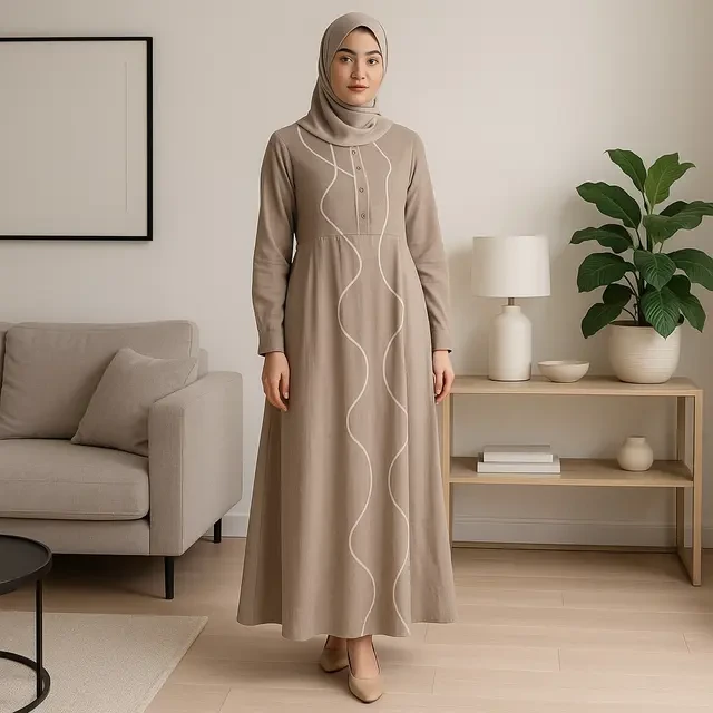 9 Model Gamis Katun Terbaru 2025, Inspirasi Tampil Kekinian dan Anti Mati Gaya