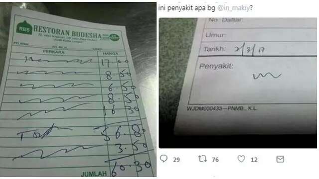 6 Potret Tulisan Sulit Dibaca Ini Bikin Bingung, Hurufnya Enggak Jelas