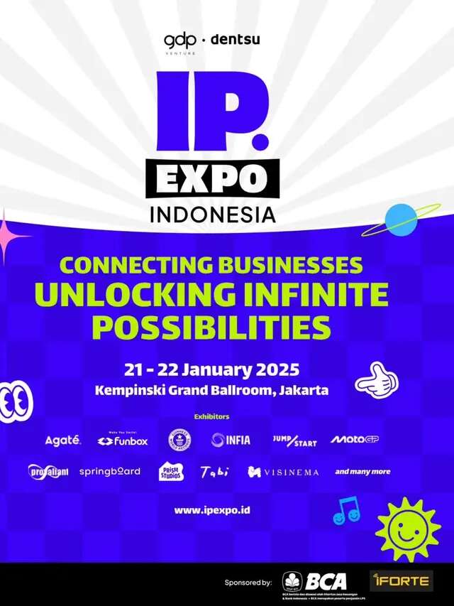 GDP Venture dan Dentsu Indonesia Gelar IP Expo Indonesia 2025, Buka Potensi Tak Terbatas L...