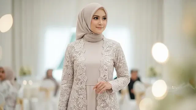 Hijab Susah Serasi dengan Long Dress? Ini Trik Warna & Tekstur yang Jarang Diketahui