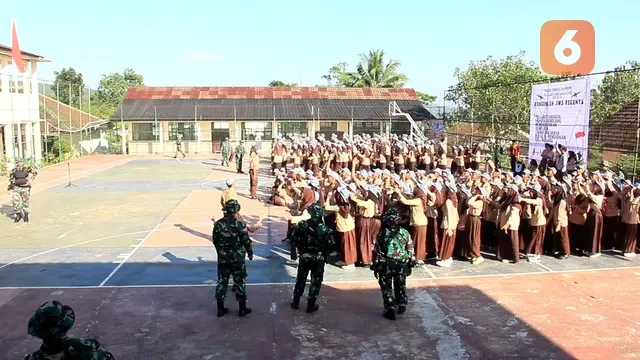 Didik Kedispilinan, 21 Anggota TNI Terjun Langsung ke SMA di Sukabumi