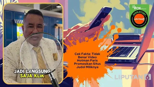 Cek Fakta: Tidak Benar Video Hotman Paris Promosikan Situs Judol Miliknya
