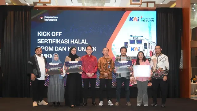 KAI Dorong UMKM Berkelas Dunia Lewat Sertifikasi Halal, BPOM, dan HKI